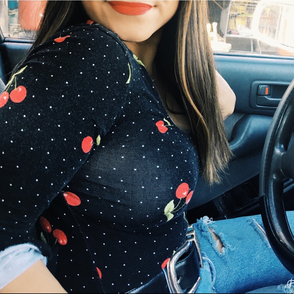 Cherry body suit